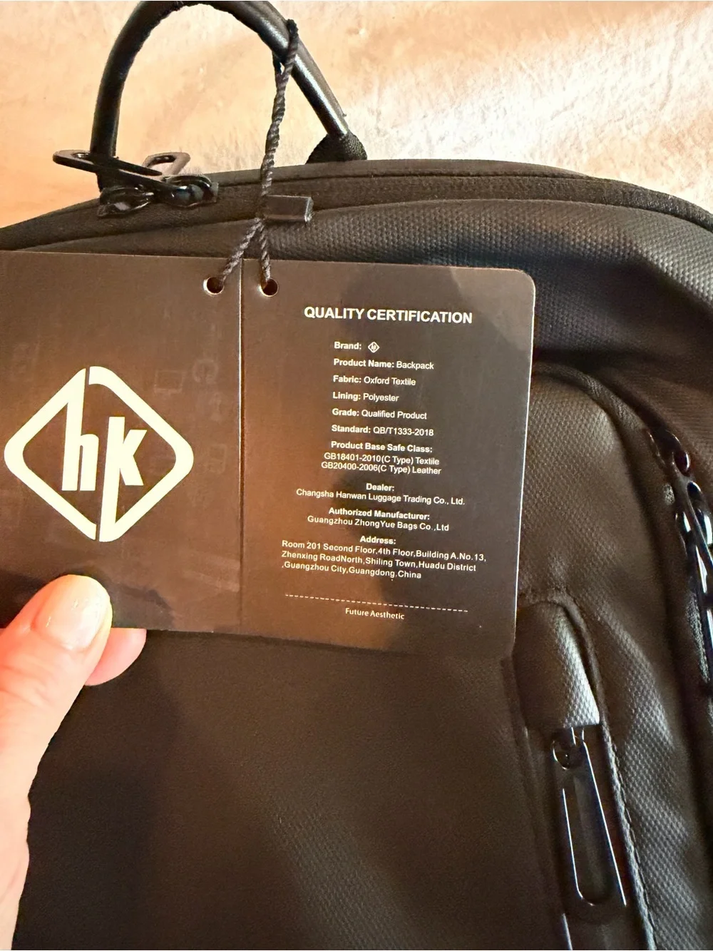 Black Men's Waterproof Urban Sling Backpack - Unbranded